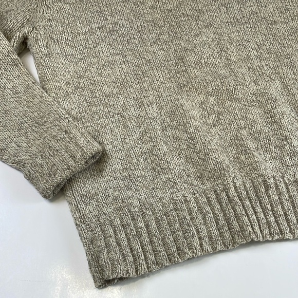 Woolrich Vintage Wool Blend Cable Knit Sweater Size L Women’s Crewneck Beige - Picture 6 of 16
